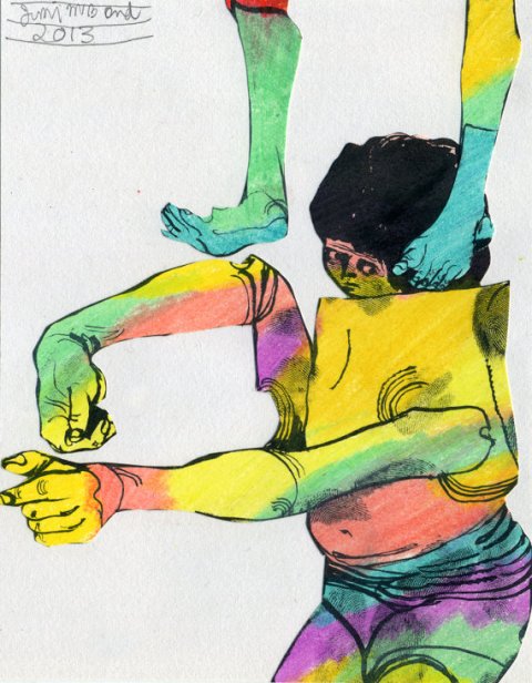 standing on shoulders